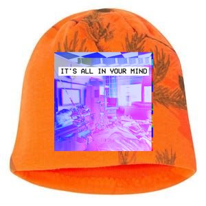 Vaporwave Room It's All In Your Mind Kati - Camo Knit Beanie