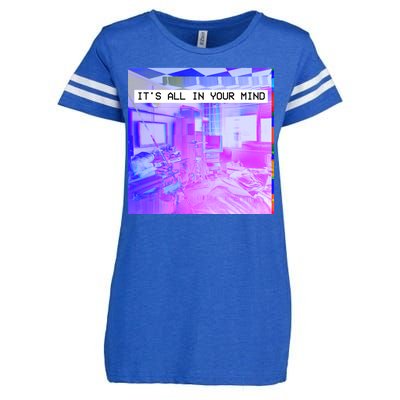 Vaporwave Room It's All In Your Mind Enza Ladies Jersey Football T-Shirt