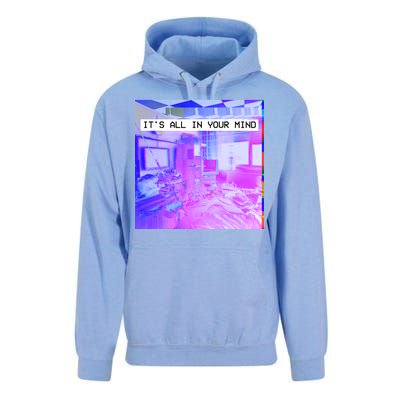 Vaporwave Room It's All In Your Mind Unisex Surf Hoodie