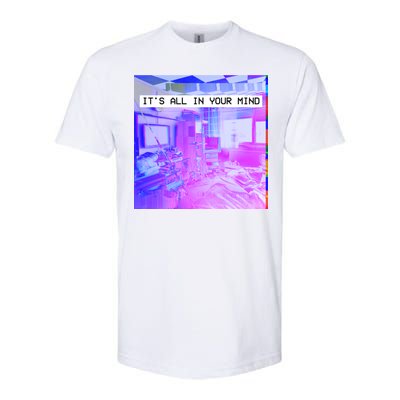 Vaporwave Room It's All In Your Mind Softstyle® CVC T-Shirt