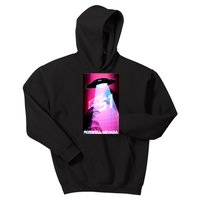 Vaporwave Storm Area 51 UFO Kids Hoodie