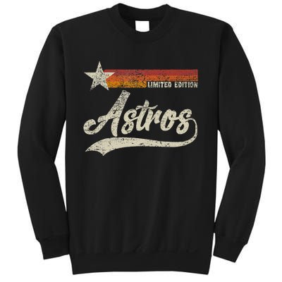 Vintage Astros Retro Style 70s 80s First Name Sweatshirt