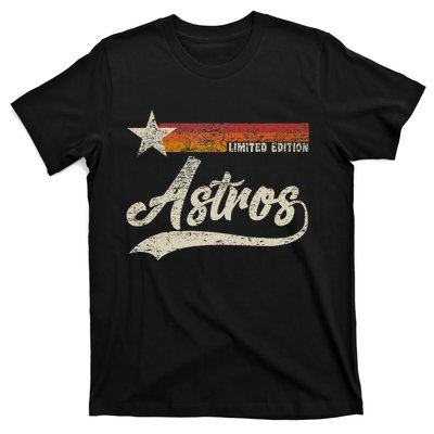 Vintage Astros Retro Style 70s 80s First Name T-Shirt