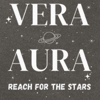 Vera Aura Reach For The Stars Sky Lovers Cotton Canvas Backpack