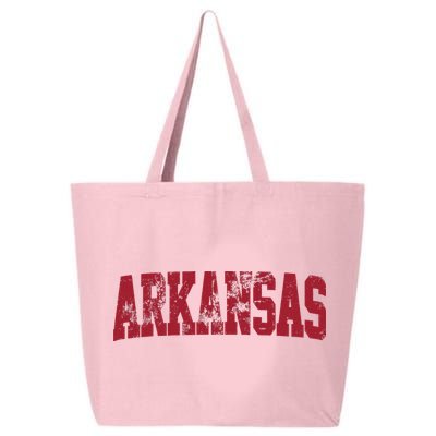 Vintage Arkansas Retro Arkansas Throwback Worn Faded 25L Jumbo Tote