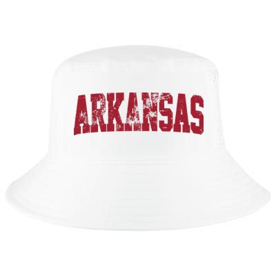 Vintage Arkansas Retro Arkansas Throwback Worn Faded Cool Comfort Performance Bucket Hat