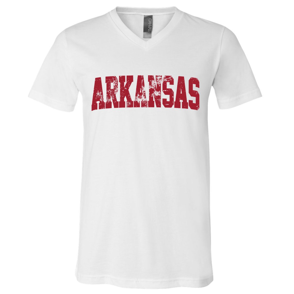 Vintage Arkansas Retro Arkansas Throwback Worn Faded V-Neck T-Shirt