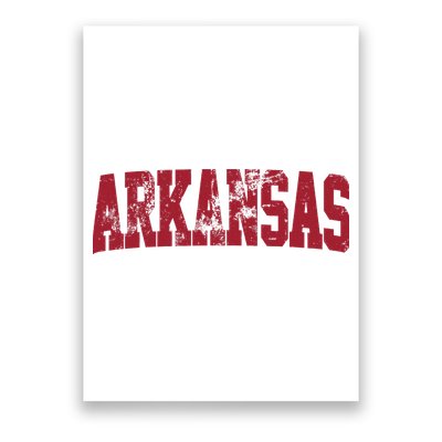 Vintage Arkansas Retro Arkansas Throwback Worn Faded Poster