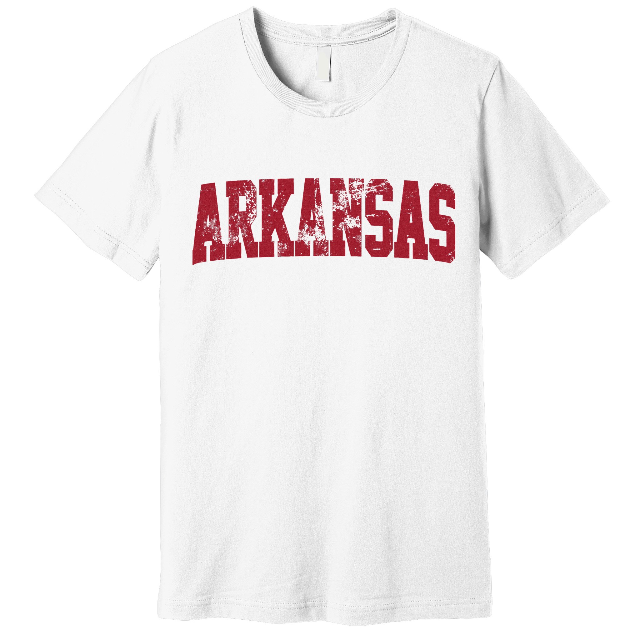 Vintage Arkansas Retro Arkansas Throwback Worn Faded Premium T-Shirt