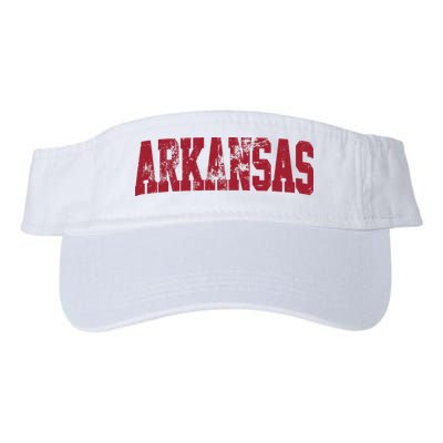 Vintage Arkansas Retro Arkansas Throwback Worn Faded Visor