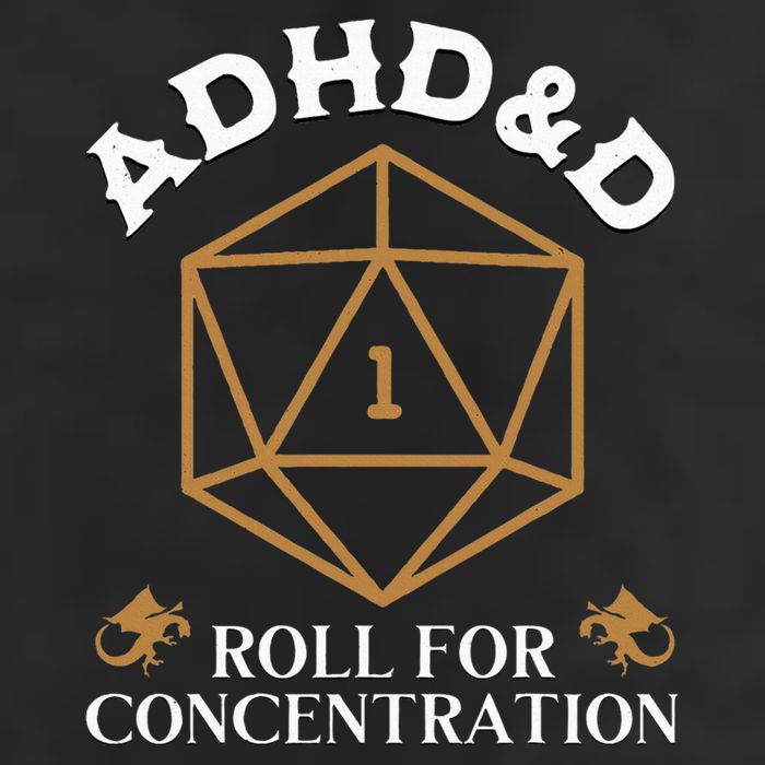 Vintage Adhd&D Roll For Concentration Dnd Beanie