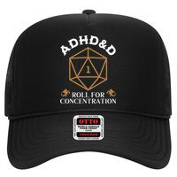 Vintage Adhd&D Roll For Concentration Dnd Trucker Hat