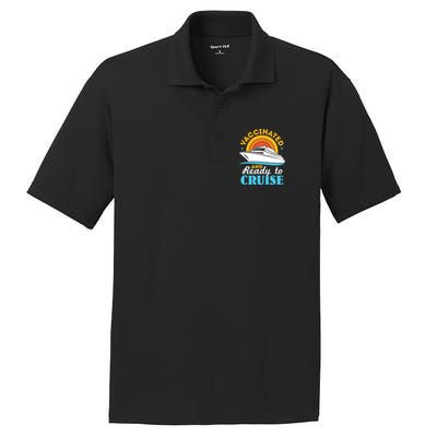 Vaccinated And Ready To Cruise Cruising Lover PosiCharge RacerMesh Polo