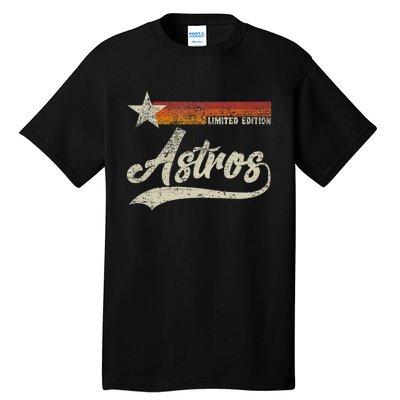 Vintage A.S.T.R.O.S Retro Style 70s 80s First Name Tall T-Shirt