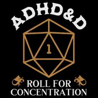 Vintage Adhd&D Roll For Concentration Dnd Sweatshirt