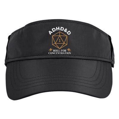 Vintage Adhd&D Roll For Concentration Dnd Adult Drive Performance Visor