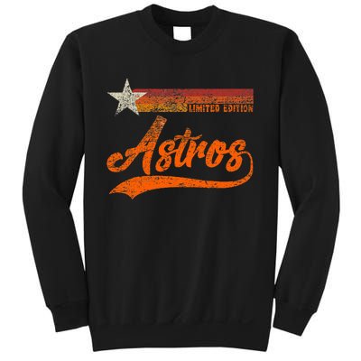 Vintage Astros Retro Style 70s 80s First Name Sweatshirt