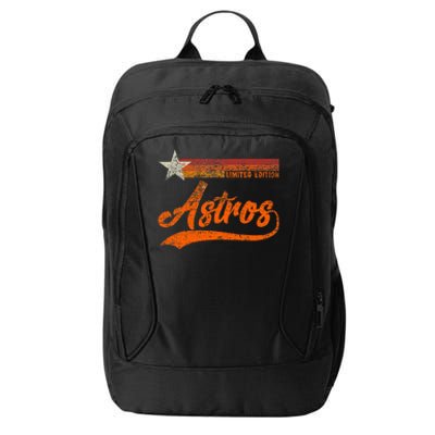 Vintage Astros Retro Style 70s 80s First Name City Backpack