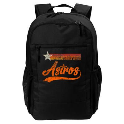 Vintage Astros Retro Style 70s 80s First Name Daily Commute Backpack