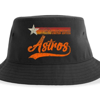Vintage Astros Retro Style 70s 80s First Name Sustainable Bucket Hat