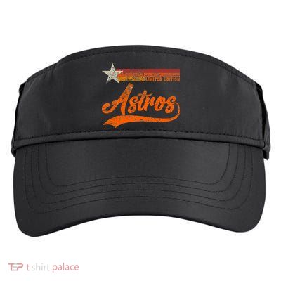 Vintage Astros Retro Style 70s 80s First Name Adult Drive Performance Visor