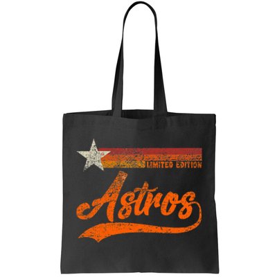 Vintage Astros Retro Style 70s 80s First Name Tote Bag