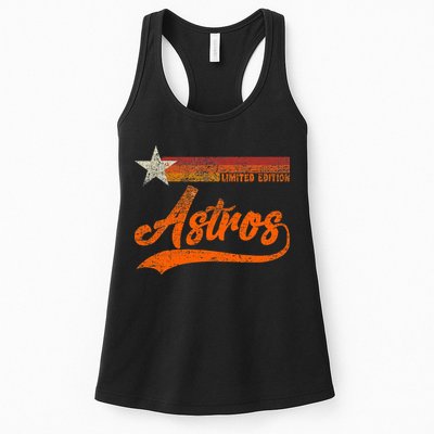 Vintage Astros Retro Style 70s 80s First Name Womens Tank Top