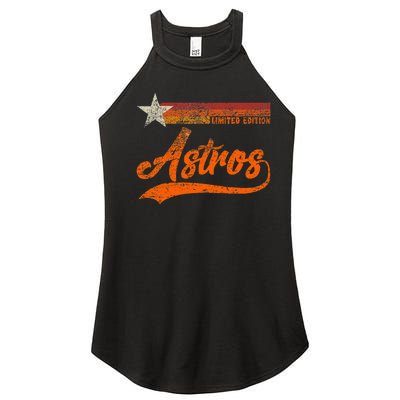 Vintage Astros Retro Style 70s 80s First Name Women’s Perfect Tri Rocker Tank