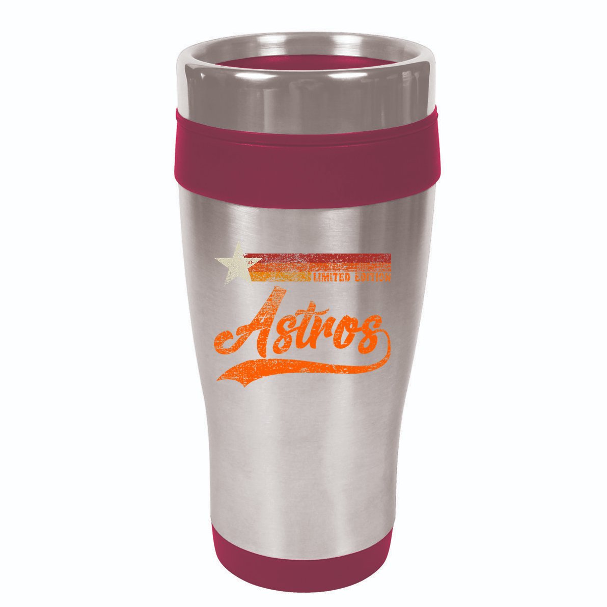 Vintage Astros Retro Style 70s 80s First Name 16oz Travel Tumbler
