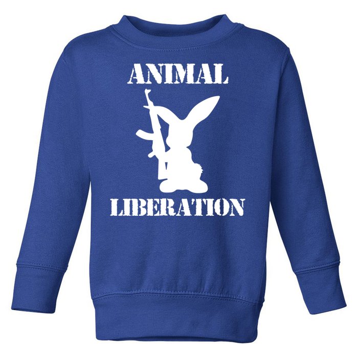 Vegan Animal Rights Liberation Animal Lover Activist Gift Toddler Sweatshirt