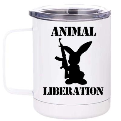 Vegan Animal Rights Liberation Animal Lover Activist Gift 12 oz Stainless Steel Tumbler Cup