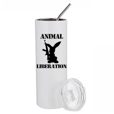 Vegan Animal Rights Liberation Animal Lover Activist Gift Stainless Steel Tumbler