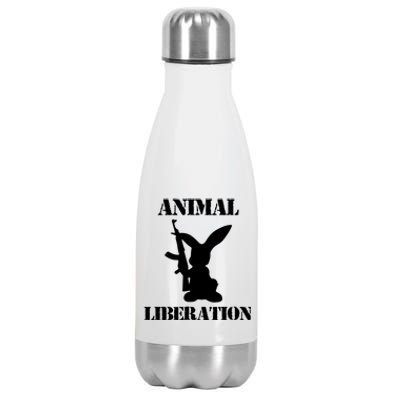 Vegan Animal Rights Liberation Animal Lover Activist Gift Stainless Steel Insulated Water Bottle