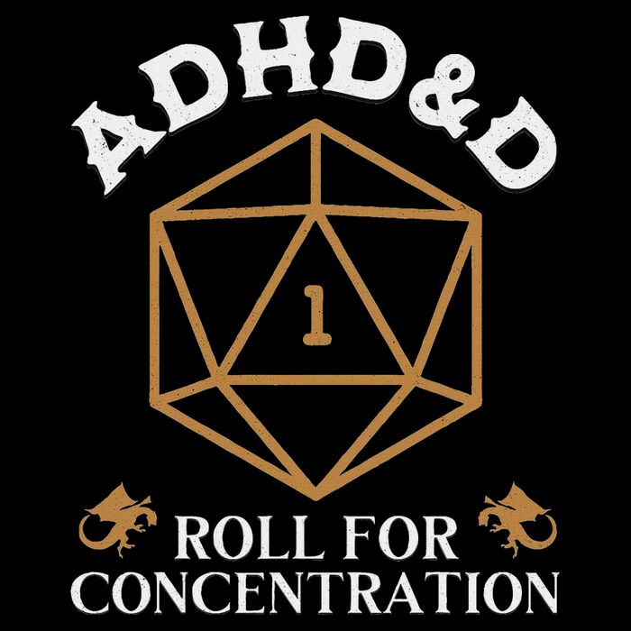 Vintage Adhd&D Roll For Concentration Dnd Women Womens Tank Top