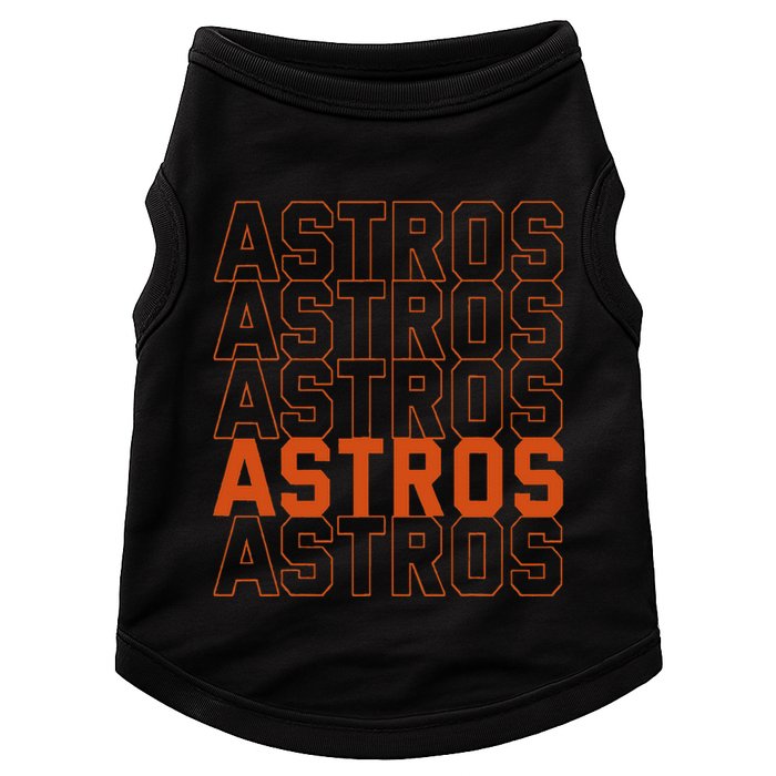 Vintage A.S.T.R.O..S. Retro Style 70s 80s First Name Doggie Tank
