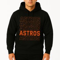 Vintage A.S.T.R.O..S. Retro Style 70s 80s First Name Hoodie