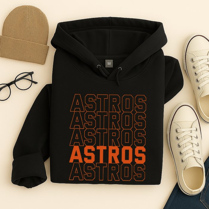 Vintage A.S.T.R.O..S. Retro Style 70s 80s First Name Hoodie
