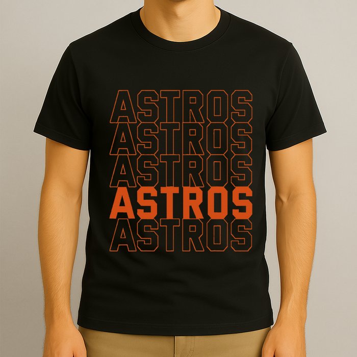 Vintage A.S.T.R.O..S. Retro Style 70s 80s First Name T-Shirt