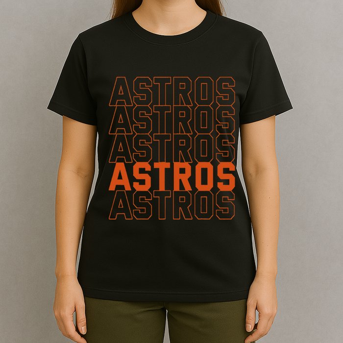 Vintage A.S.T.R.O..S. Retro Style 70s 80s First Name T-Shirt