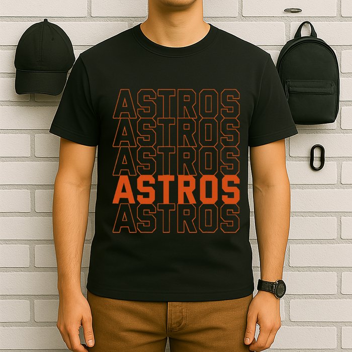 Vintage A.S.T.R.O..S. Retro Style 70s 80s First Name T-Shirt