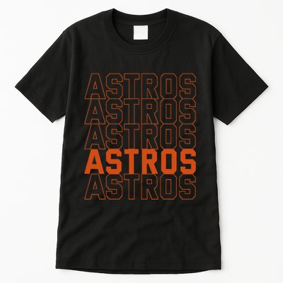 Vintage A.S.T.R.O..S. Retro Style 70s 80s First Name Tall T-Shirt