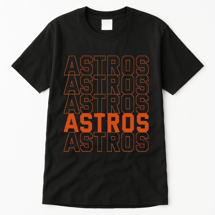 Vintage A.S.T.R.O..S. Retro Style 70s 80s First Name Tall T-Shirt