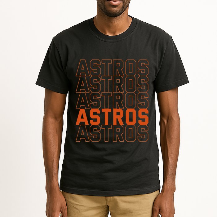Vintage A.S.T.R.O..S. Retro Style 70s 80s First Name Tall T-Shirt