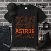 Vintage A.S.T.R.O..S. Retro Style 70s 80s First Name Tall T-Shirt