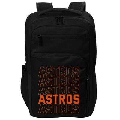 Vintage A.S.T.R.O..S. Retro Style 70s 80s First Name Impact Tech Backpack