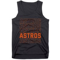 Vintage A.S.T.R.O..S. Retro Style 70s 80s First Name Tank Top