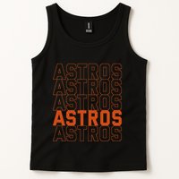 Vintage A.S.T.R.O..S. Retro Style 70s 80s First Name Tank Top