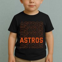 Vintage A.S.T.R.O..S. Retro Style 70s 80s First Name Toddler T-Shirt