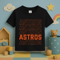Vintage A.S.T.R.O..S. Retro Style 70s 80s First Name Toddler T-Shirt