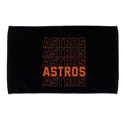 Vintage A.S.T.R.O..S. Retro Style 70s 80s First Name Microfiber Hand Towel